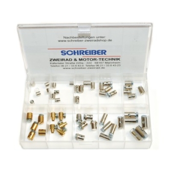 Preview: Sortiment Schraubnippel 50-teilig Preview: Sortiment Schraubnippel 50-teilig