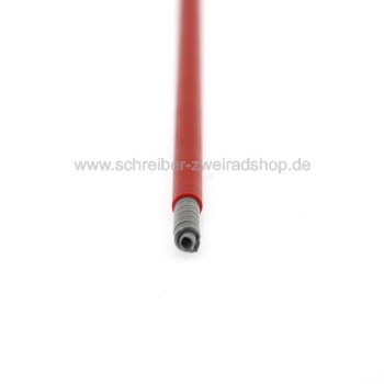 Bowdenzughülle LW2,5mm rot mit Gleitrohr